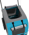 vidaXL - Hondenfietstrailer - oxford - stof - en - ijzer - blauw - en - grijs
