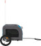vidaXL - Hondenfietstrailer - oxford - stof - en - ijzer - blauw - en - grijs