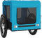 vidaXL - Hondenfietstrailer - oxford - stof - en - ijzer - blauw - en - zwart