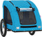 vidaXL - Hondenfietstrailer - oxford - stof - en - ijzer - blauw