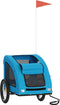 vidaXL - Hondenfietstrailer - oxford - stof - en - ijzer - blauw