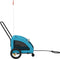 vidaXL - Hondenfietstrailer - oxford - stof - en - ijzer - blauw