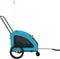 vidaXL - Hondenfietstrailer - oxford - stof - en - ijzer - blauw