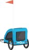 vidaXL - Hondenfietstrailer - oxford - stof - en - ijzer - blauw