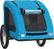 vidaXL - Hondenfietstrailer - oxford - stof - en - ijzer - blauw