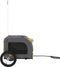 vidaXL - Hondenfietstrailer - oxford - stof - en - ijzer - geel - en - grijs