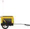 vidaXL - Hondenfietstrailer - oxford - stof - en - ijzer - geel - en - zwart