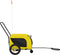 vidaXL - Hondenfietstrailer - oxford - stof - en - ijzer - geel - en - zwart