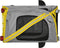 vidaXL - Hondenfietstrailer - oxford - stof - en - ijzer - geel - en - grijs