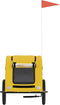 vidaXL - Hondenfietstrailer - oxford - stof - en - ijzer - geel
