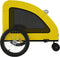 vidaXL - Hondenfietstrailer - oxford - stof - en - ijzer - geel