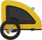 vidaXL - Hondenfietstrailer - oxford - stof - en - ijzer - geel