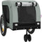 vidaXL - Hondenfietstrailer - oxford - stof - en - ijzer - grijs - en - zwart