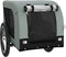 vidaXL - Hondenfietstrailer - oxford - stof - en - ijzer - grijs - en - zwart