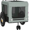 vidaXL - Hondenfietstrailer - oxford - stof - en - ijzer - grijs - en - zwart