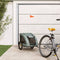 vidaXL - Hondenfietstrailer - oxford - stof - en - ijzer - grijs