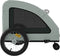 vidaXL - Hondenfietstrailer - oxford - stof - en - ijzer - grijs
