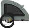 vidaXL - Hondenfietstrailer - oxford - stof - en - ijzer - grijs