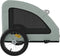 vidaXL - Hondenfietstrailer - oxford - stof - en - ijzer - grijs