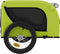 vidaXL - Hondenfietstrailer - oxford - stof - en - ijzer - groen - en - zwart