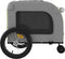vidaXL - Hondenfietstrailer - oxford - stof - en - ijzer - groen - en - grijs
