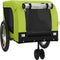 vidaXL - Hondenfietstrailer - oxford - stof - en - ijzer - groen - en - zwart