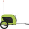 vidaXL - Hondenfietstrailer - oxford - stof - en - ijzer - groen - en - zwart