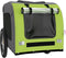 vidaXL - Hondenfietstrailer - oxford - stof - en - ijzer - groen - en - grijs