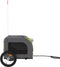vidaXL - Hondenfietstrailer - oxford - stof - en - ijzer - groen - en - grijs