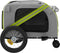 vidaXL - Hondenfietstrailer - oxford - stof - en - ijzer - groen - en - zwart