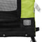 vidaXL - Hondenfietstrailer - oxford - stof - en - ijzer - groen - en - zwart