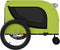 vidaXL - Hondenfietstrailer - oxford - stof - en - ijzer - groen - en - zwart
