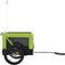 vidaXL - Hondenfietstrailer - oxford - stof - en - ijzer - groen - en - zwart