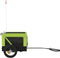 vidaXL - Hondenfietstrailer - oxford - stof - en - ijzer - groen - en - zwart