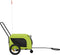 vidaXL - Hondenfietstrailer - oxford - stof - en - ijzer - groen - en - zwart