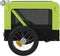 vidaXL - Hondenfietstrailer - oxford - stof - en - ijzer - groen - en - zwart