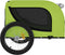vidaXL - Hondenfietstrailer - oxford - stof - en - ijzer - groen - en - zwart