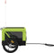 vidaXL - Hondenfietstrailer - oxford - stof - en - ijzer - groen - en - zwart