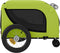 vidaXL - Hondenfietstrailer - oxford - stof - en - ijzer - groen - en - zwart