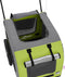 vidaXL - Hondenfietstrailer - oxford - stof - en - ijzer - groen - en - grijs