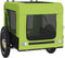 vidaXL - Hondenfietstrailer - oxford - stof - en - ijzer - groen - en - zwart