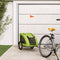 vidaXL - Hondenfietstrailer - oxford - stof - en - ijzer - groen