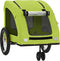 vidaXL - Hondenfietstrailer - oxford - stof - en - ijzer - groen