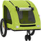 vidaXL - Hondenfietstrailer - oxford - stof - en - ijzer - groen