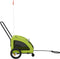 vidaXL - Hondenfietstrailer - oxford - stof - en - ijzer - groen