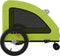 vidaXL - Hondenfietstrailer - oxford - stof - en - ijzer - groen