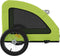 vidaXL - Hondenfietstrailer - oxford - stof - en - ijzer - groen