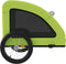 vidaXL - Hondenfietstrailer - oxford - stof - en - ijzer - groen
