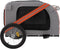 vidaXL - Hondenfietstrailer - oxford - stof - en - ijzer - oranje - en - zwart
