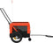 vidaXL - Hondenfietstrailer - oxford - stof - en - ijzer - oranje - en - zwart